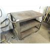 Image 1 : METAL 3 SHELF SHOP ROLLER CART