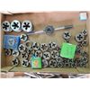 Image 1 : BOX LOT VARIOUS SIZED THREADING DIES.