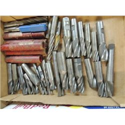 BOX LOT MACHINIST VARIOUS SIZES END MILLS