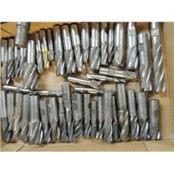 BOX LOT MACHINIST VARIOUS SIZES END MILLS