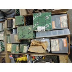 LARGE BOX LOT SHOP SUPPLIES: CAP & FLAT HEAD SCREW
