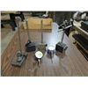 Image 1 : LOT 4 MAGNETIC LATHE TOOL STANDS