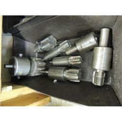 LOT 7 INDUSTRIAL SHOP ASSORTED LARGE PIPE TAPS