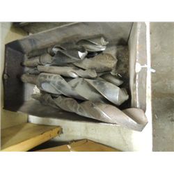 METAL BOX ASSORTED SIZES LARGE DRILL BITS