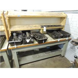 72X24 PINE CONSTRUCTION WORK BENCH & TOOL STORAGE