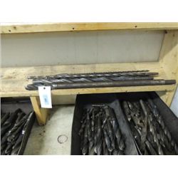 LOT 6 34"L INDUSTRIAL MACHINIST DRILL BITS