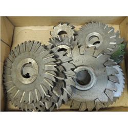 MACHINIST ASSORTED SIZES OF SLITTING SAW BLADES