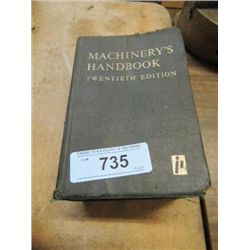 20TH EDITION MACHINERY HAND BOOK