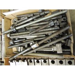 BOX LOT VARIOUS 3/4" STUD & CLAMP DOWNS