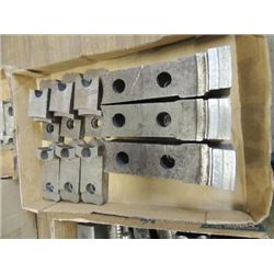 3 SETS OF 3 MACHINIST CHUCK JAWS.
