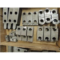 6 SETS OF 3 MACHINIST CHUCK JAWS.