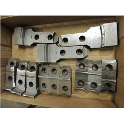 4 SETS OF 3 MACHINIST CHUCK JAWS.