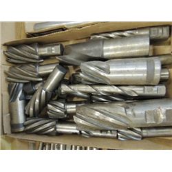 INDUSTRIAL SHOP BOX LOT MACHINIST LARGE MILL ENDS