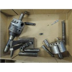 INDUSTRIAL MACHINIST BORING HEAD & BARS.