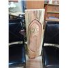 Image 1 : HAND CHAIN SAW CARVED WOOD LOG TREE SPIRIT - SECOND GROWTH LOG- UNSTAINED