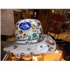 Image 1 : WESTERN HAT WITH LARGE SELECTION OF COLLECTOR PINS ETC
