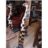 Image 1 : HAND CRAFTED WOOD GIRAFFE