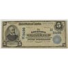 Image 1 : 1902 $5 NATIONAL ESCANABA, MI #8496 VG/FINE