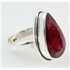 Image 2 : RUBY CORRUNDUM 27.64CTW STERLING SILVER RING