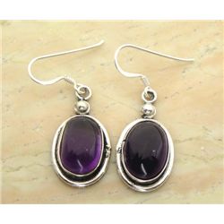 3.80g Earring of Amethyst Sterling Silver