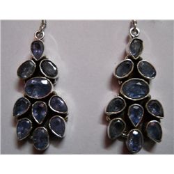 14.60g Earring of Tanzanite in silver