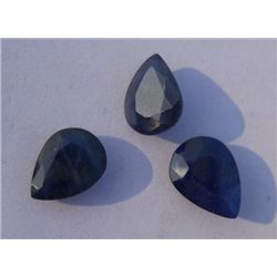 3 Sapphire 4.45 CTW Loose Stones