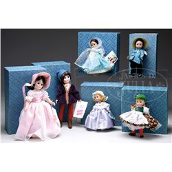 LOT OF SIX MADAME ALEXANDER DOLLS.