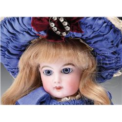 SMALL E.J. JUMEAU WITH EXTRA CLOTHES AND ACCESSORIES.