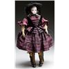 Image 2 : UNUSUAL FRENCH GLASS EYED CHINA FASHION DOLL.