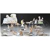 Image 1 : ASSORTED LOT OF 19 BISQUE AND OR PORCELAIN NOVELTY FIGURES.