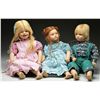 Image 1 : THREE ANNETTE HINSTEDT DOLLS FROM THE BAREFOOT SERIES.