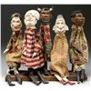 Image 1 : GROUP OF FIVE 19TH CENTURY PUNCH & JUDY PUPPETS.