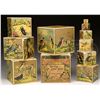 Image 1 : PAPER ON WOOD STACKING PICTURE BLOCKS.