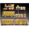 Image 1 : PAPER ON WOOD LITHO TRAIN SET WITH PUZZLES.