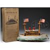 Image 1 : DAYTON DELUXE FRICTION TOY BOAT WITH ORIGINAL BOX.