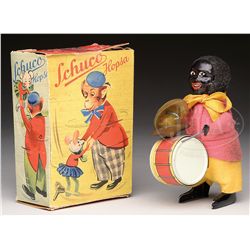 SCHUCO BLACK DRUMMER WITH BOX.