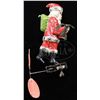Image 1 : FABULOUS CLOCKWORK SANTA AERIAL TOY.