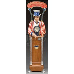 UNCLE SAM ARCADE MACHINE.