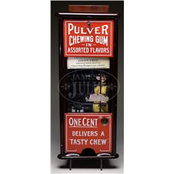 PULVER'S CHEWING GUM MACHINE.