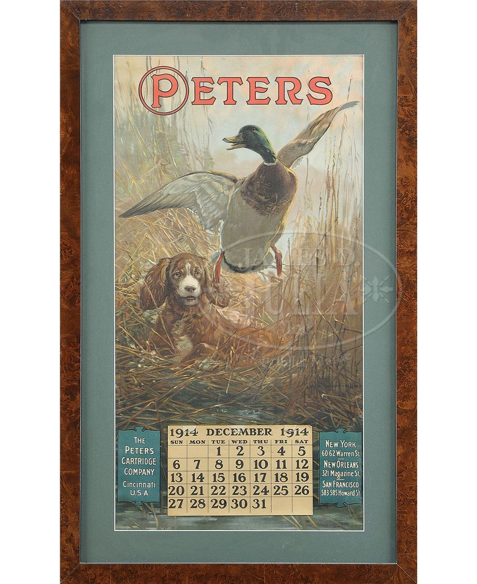 PETERS CARTRIDGE CO. 1914 CALENDAR.