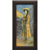 Image 2 : LOT OF TWO FRAMED COWBOY AND COWGIRL PRINTS.