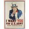 Image 1 : WWI UNCLE SAM 1917 POSTER BY JAMES MONTGOMERY FLAGG.