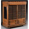 Image 1 : CORTICELLI STORE DISPLAY SILK SPOOL CABINET.
