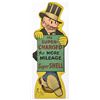 Image 4 : LOT OF FOUR SHELL GASOLINE CARTOON CHARACTER DIE-CUT SIGNS.