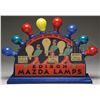 Image 3 : EDISON MAZDA LAMPS COUNTER-TOP ELECTRIFIED BULB DISPLAY.