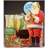Image 1 : BURGESS FLASHLIGHTS CARDBOARD SANTA STORE DISPLAY.
