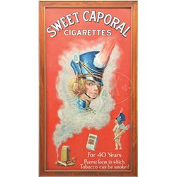 SWEET CAPORAL CIGARETTES SIGN.