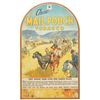 Image 1 : MAIL POUCH TOBACCO TOMBSTONE CARDBOARD SIGN.