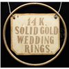 Image 1 : IRON JEWELER'S TRADE SIGN FOR WEDDING RINGS.