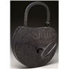 Image 1 : STEEL PADLOCK WITH KEY TRADE SIGN.